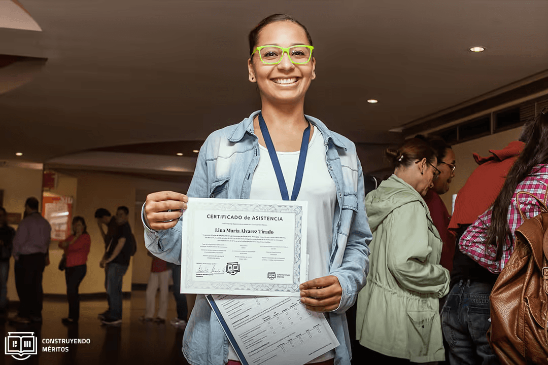 Certificado de finalización del curso.